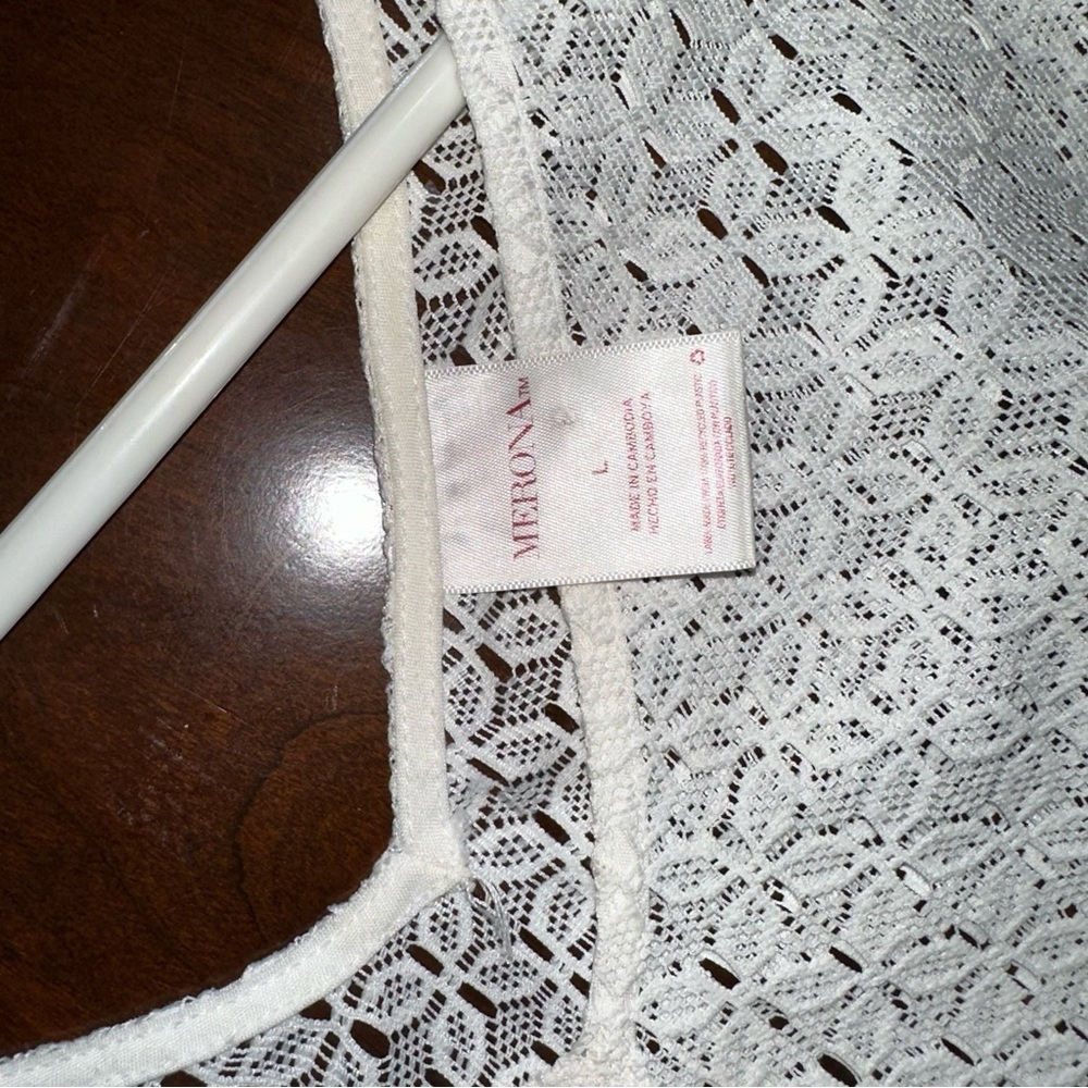 Merona Lace Kimono/Bathing Suit Coverup - L - Picture 4 of 7